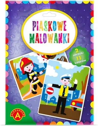 Homokképek rendőr, tűzoltó