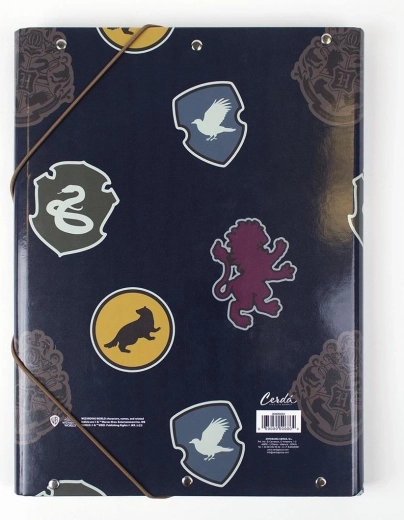 A4-es Harry Potter füzetvédő mappa gumival – Cerda
