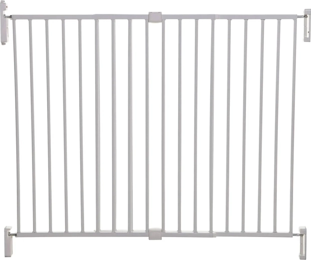 DREAMBABY Broadway biztonsági rács, 2 részes, extra széles, 76–134,5 cm, fehér