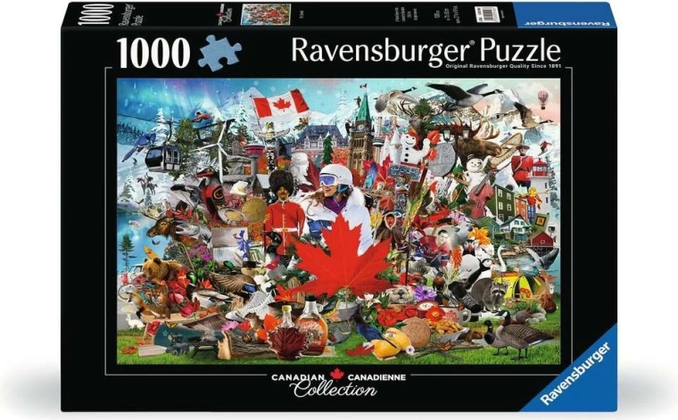 Ravensburger kirakó Canadian Collection: Ó, Kanada 1000 darab
