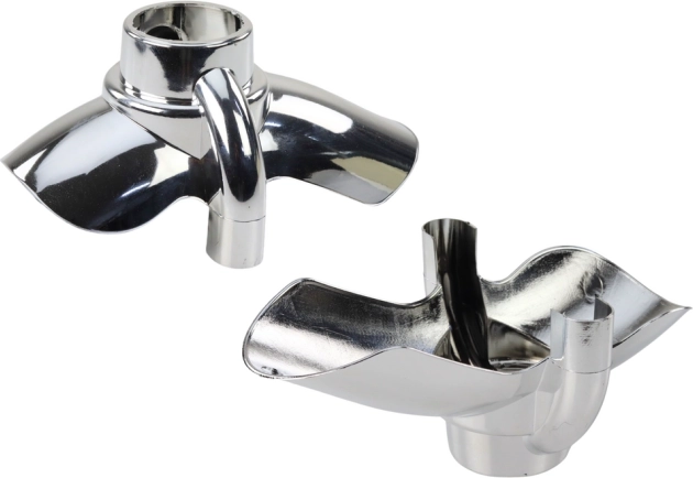 Ezüst színű műanyag sárvédők PRO700 modellhez