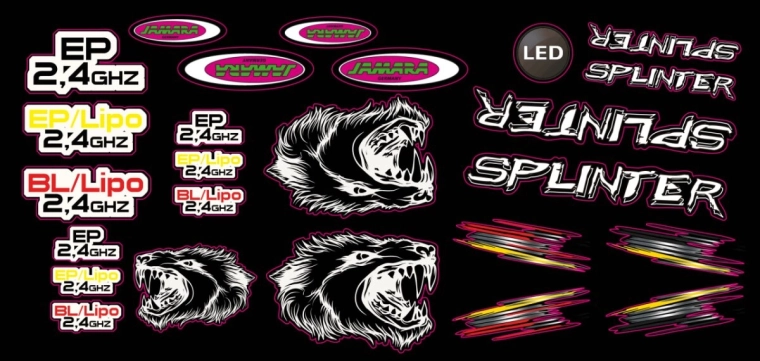 Splinter dekorfólia Jamara