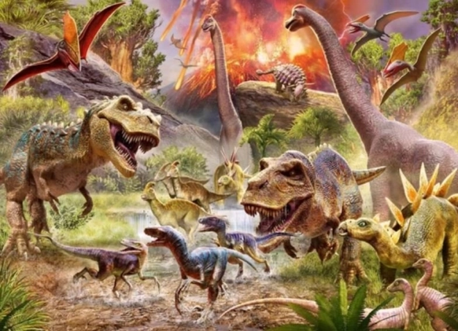 Puzzle dinoszauruszokkal, Ravensburger, 60 db