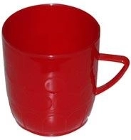 Műanyag bögre pöttyökkel 0,2 l – színkeverék