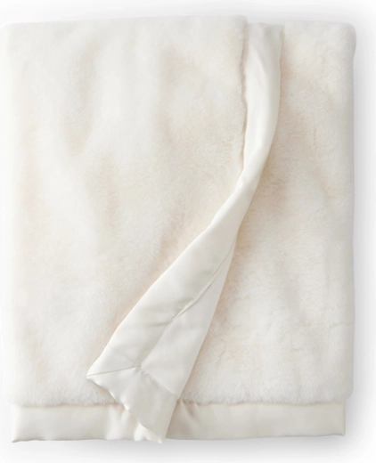 Carter's műszőrme gyerek takaró White 80 × 110 cm