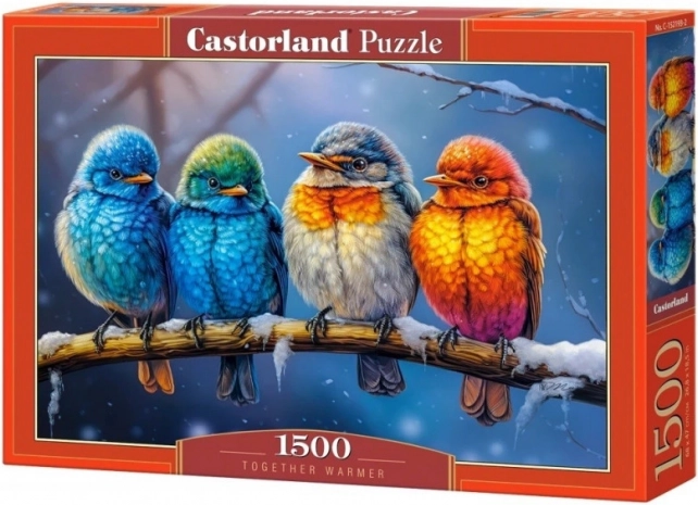 Puzzle 1500 darabos Madarak Együtt Melegebb