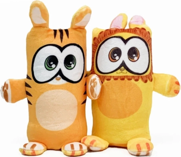 Dublusie plüssjáték – kétoldalas tigris/oroszlán