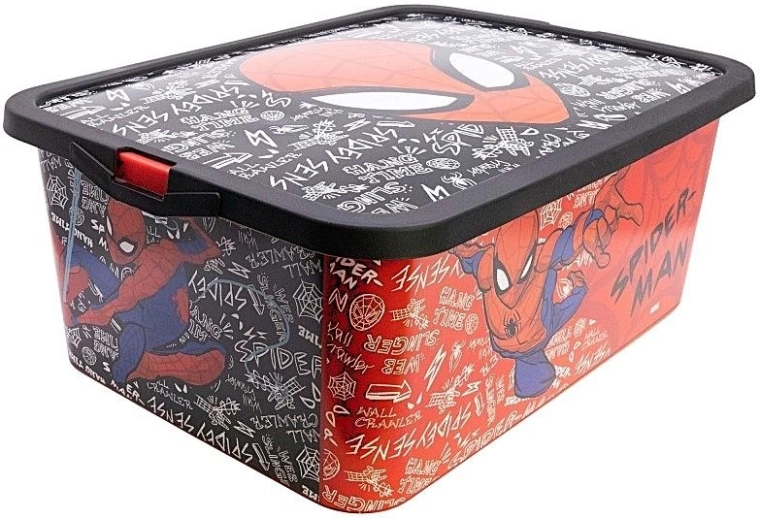 Stor tárolódoboz klipszes fedéllel Spider-Man – 1 db