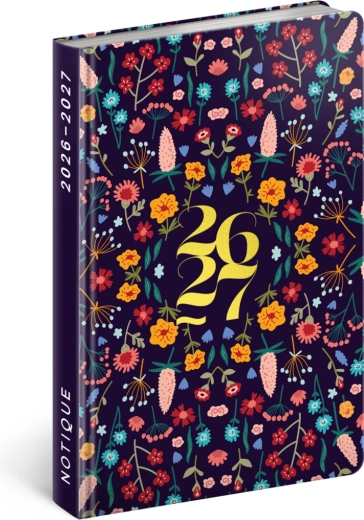 Notique 18 hónapos napló Petito Flóra 2026/2027, 11 × 16 cm