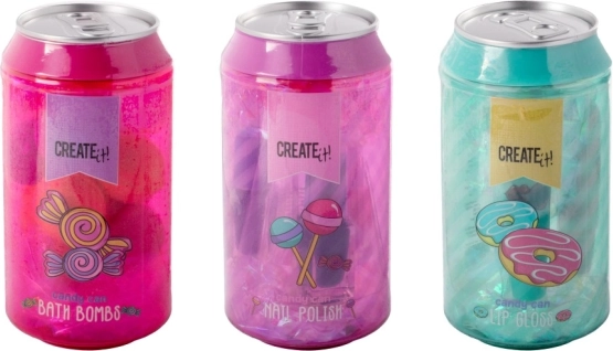 CREATE IT! Candy kozmetikai doboz – fürdőbombák, körömlakkok vagy ajakfények