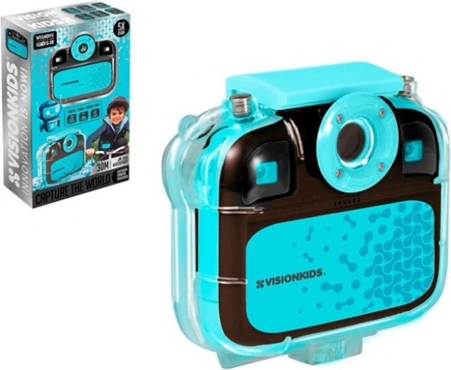 Vízálló Vision Kids gyerek sportkamera USB töltéssel