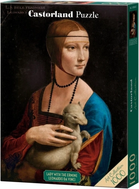 1000 Darabos Puzzle, Leonardo da Vinci Hermelines hölgy Art Collection