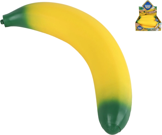 Giga squeeze banán – nyújtható antistressz nyomkodós játék 37 cm