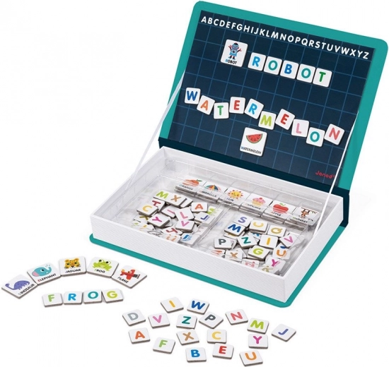Janod Magnetibook angol ábécé – mágneses oktatókönyv