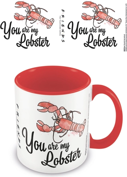 Színes bögre Jóbarátok You Are My Lobster