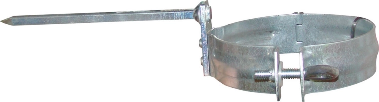 80 mm-es lefolyócső bilincs horganyzott acélból