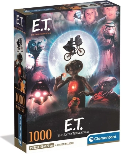 CLEMENTONI puzzle kultikus filmek: E.T., a földönkívüli 1000 darab