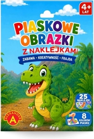 Kreatív készlet – homokképek Dinoszaurusz