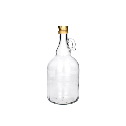 0,5 l üvegballon fém csavaros kupakkal