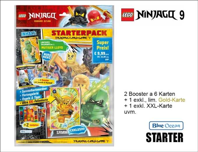 LEGO NINJAGO gyűjthető kártyák 9. sorozat – kezdőcsomag