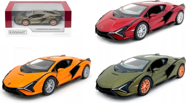 Lamborghini fém modell 1:40 felhúzható Pull Back meghajtással