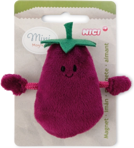 Mini mágnes padlizsán NICI GREEN 7 cm