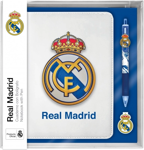 REAL MADRID jegyzetfüzet készlet 10 színű tollal
