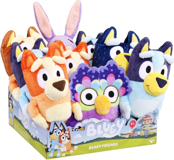 Bluey plüss figura 18–23 cm (CDU kihelyezés) – 1 db