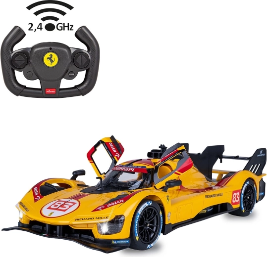 JAMARA Ferrari 499P-N83 távirányítós autó, 1:14, sárga