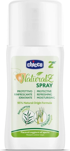Chicco NaturalZ védő és frissítő szúnyogriasztó spray gyermekeknek 100 ml