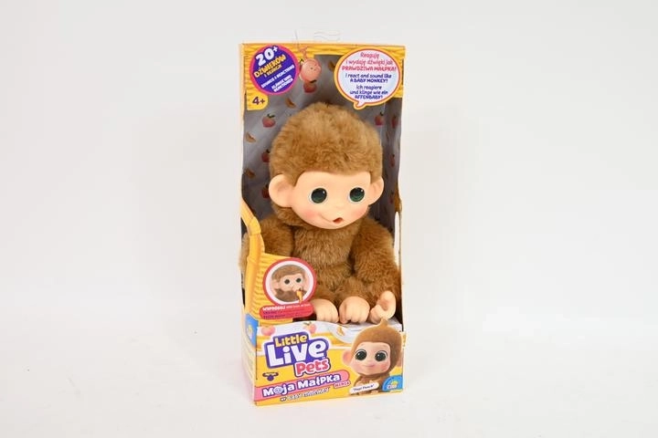 Little Live Pets My Baby Monkey Minis interaktív majmocska Pepi Peach
