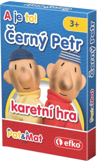 Fekete Péter kártyajáték Pat és Mat EFKO