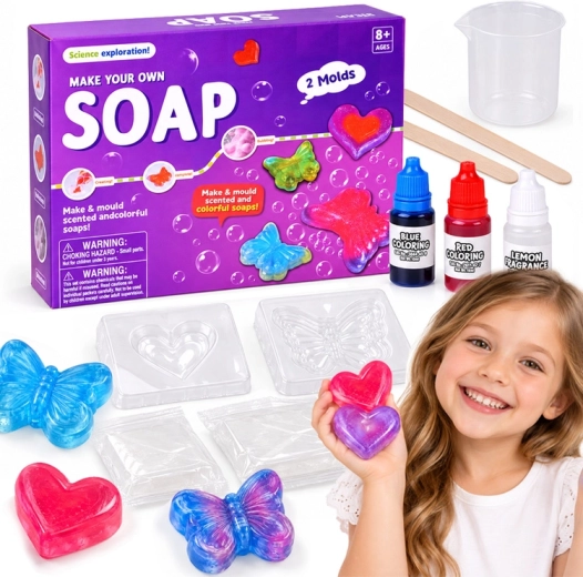 DIY kreatív készlet illatos szappanok készítéséhez