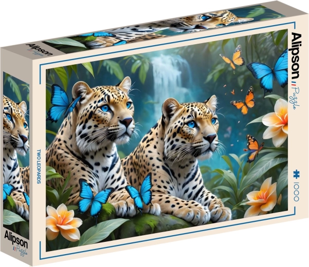 Alipson puzzle Két leopárd 1000 darab