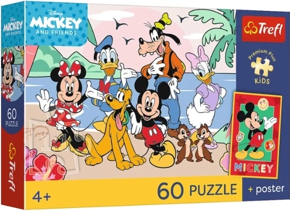 Gyerek puzzle PremPlus Kids Wesoła misja 60 darabos – 1 db