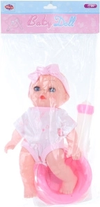 Pisilő baba rózsaszín