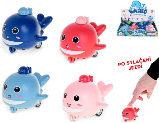 Guruló delfin 8 cm, 3 éves kortól