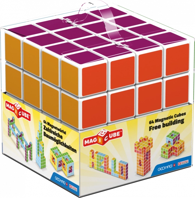 GEOMAG Magicube Free Building mágneses kockák 64 db
