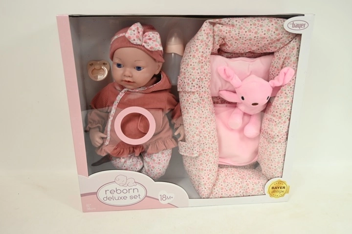 Bayer Reborn baba 38 cm hordozóval