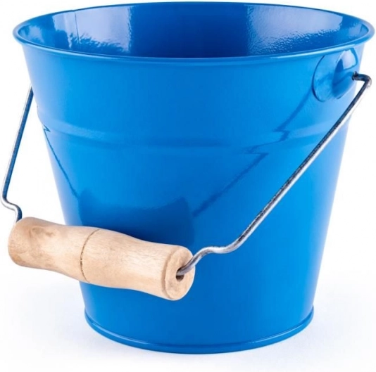 Woody kerti fém vödör, kék