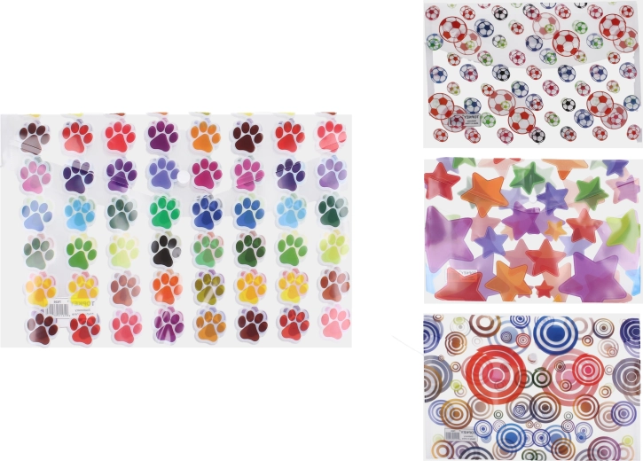 Patentgombos mappa 23,5 × 33,5 cm – vegyes motívumok