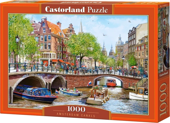 Castorland puzzle Amszterdami csatornák 1000 darabos