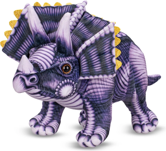 Plüss dinoszaurus Triceratops 35 cm – álló