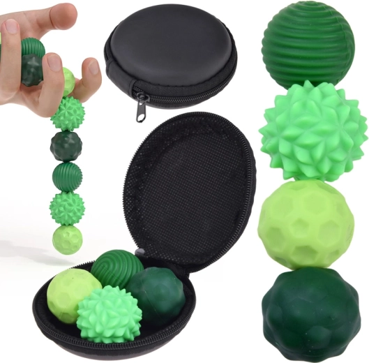 Mágneses antistressz szenzoros fidget labdák tokkal