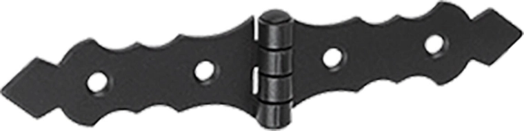 Francia díszpánt 150 × 34 × 2 mm, fekete