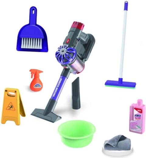 PLEJO takarítószett állóporszívóval gyerekeknek