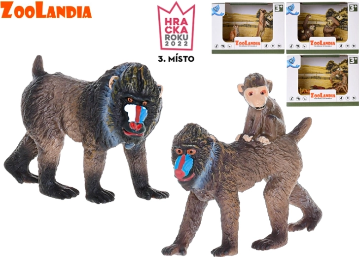 Zoolandia állatfigura és kölyök figura szett - 1 db