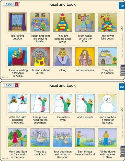 Puzzle Angol – rövid szövegek, 10 darab