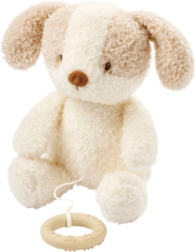 Nattou Teddy zenélő plüss kutyus, 24 cm
