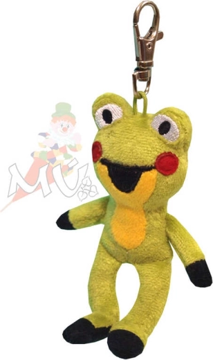 Moravská Ústředna plüss béka karabinerrel 11 cm